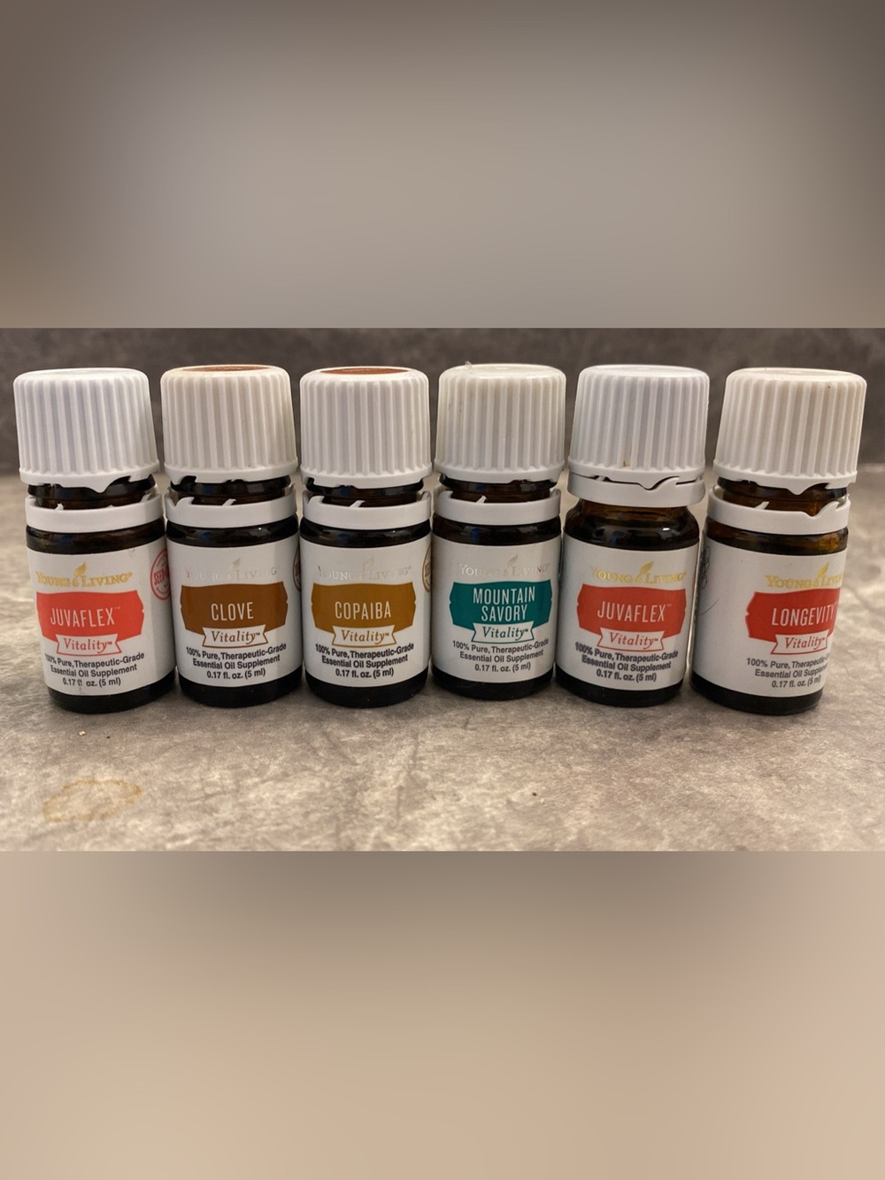 Young Living Vitality Essential Oils - 5ml set OBO